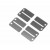 membraanplaatjes set carbon